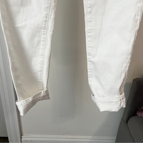 ADRIANO GOLDSCHMIED AG The Stilt Cigarette Roll Up White Denim Jeans - Picture 5 of 6